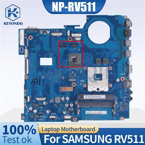 Placa M E Port Til Para Samsung Notebook Mainboard Completo Testado