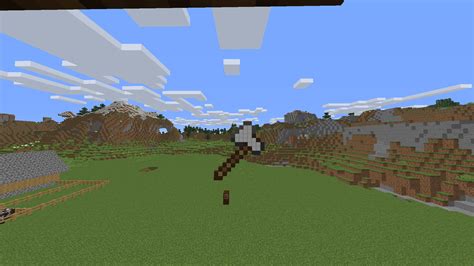 I also made an iron axe : r/Minecraft