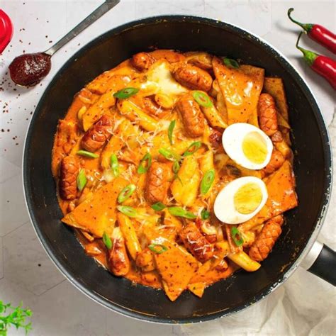 Creamy Rose Tteokbokki Recipe 로제 떡볶이 SugarYums Tteokbokki recipe