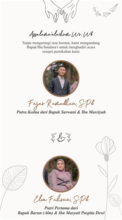 The Wedding Of Fajar Elva Invitemu