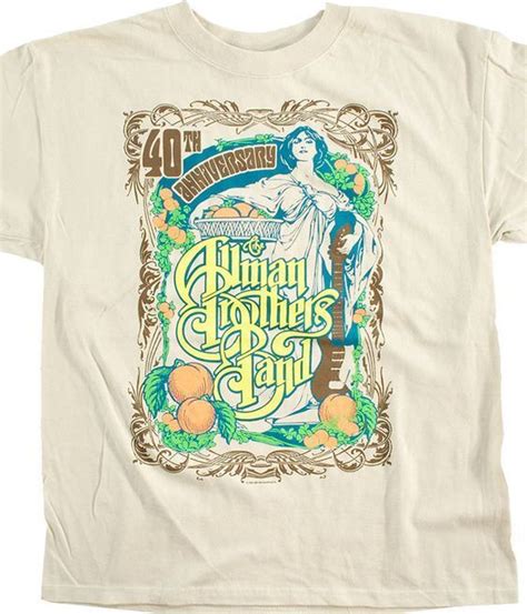 Allman Brothers T Shirt Unisex Retro T Shirt Te1415 Ebay