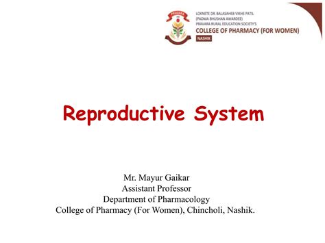 Reproductive System Ppt