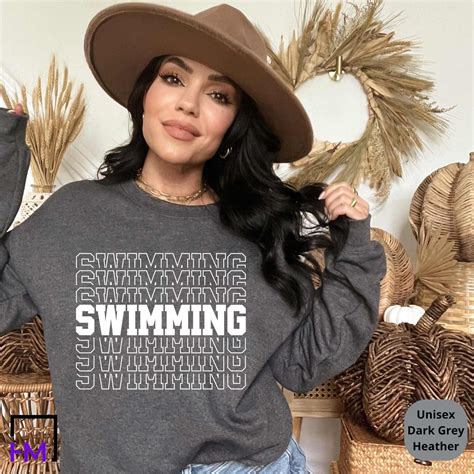 Swimming T Shirt Swim Team Shirt Swimmer Sweater Swim Team Etsy