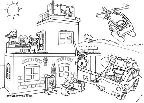 Lego City Police Coloring Pages at GetDrawings | Free download