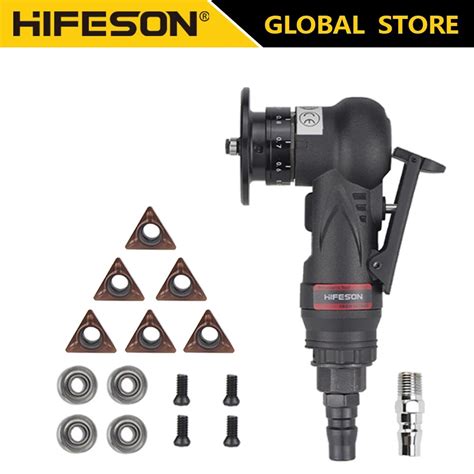 Hifeson Pneumatic Chamfering Gun Chamfering Tool Air Mini Grinder