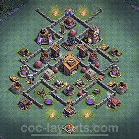 Melhores Layouts CV6 Base Do Construtor Links COC Clash Of Clans