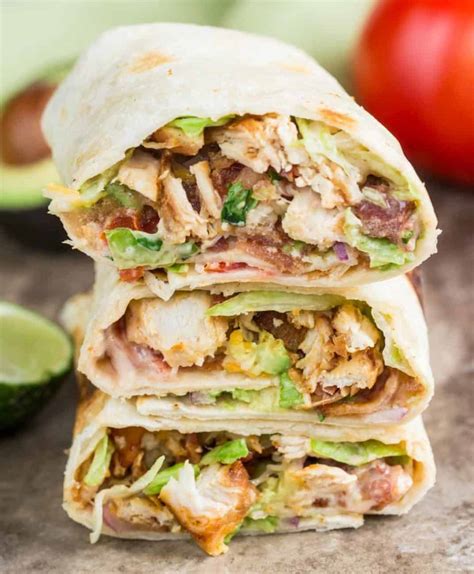 Wrap mit knusprigem Hähnchen und Salat Dressing Rezepte