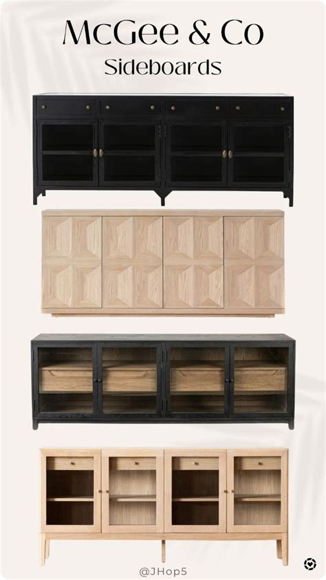 Seth Media Console Curated On LTK Dining Room Cabinet Glass Cabinet