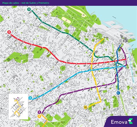 Mapa Del Subte De Buenos Aires