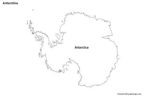 Mapas de muestra para Antártida