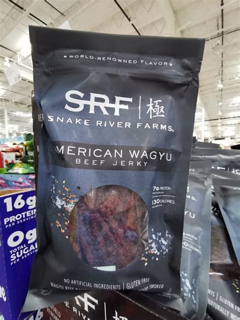 Snake River Farms Wagyu Beef Jerky 10 Ounce Bag Costcochaser