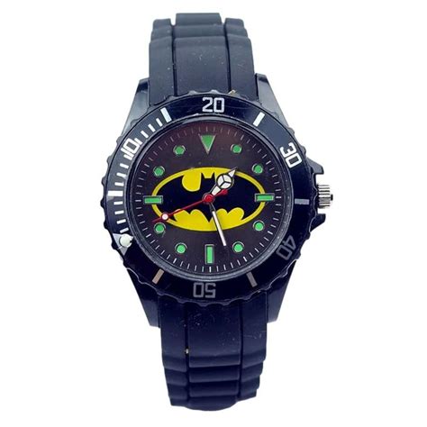 Batman Bat Logo Silicone Band Wristwatch