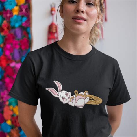 Rope Bunny T Shirt Unisex Getnaughtee