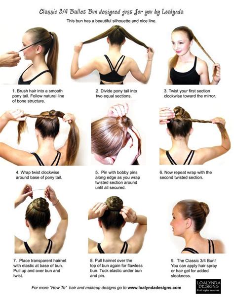 The Perfect Classic Bun Dance Hairstyles Ballet Hairstyles