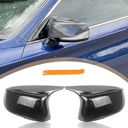 Amazon Carbon Fiber Door Mirror Cover Caps Compatible With