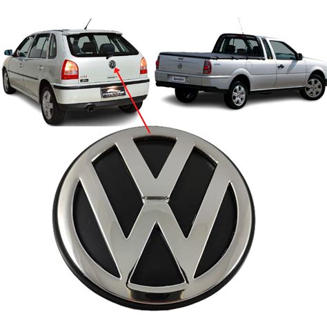 Emblema Logo Porta Mala Vw Gol G3 G4 2000 2001 2002 2003 2004 2005 2006