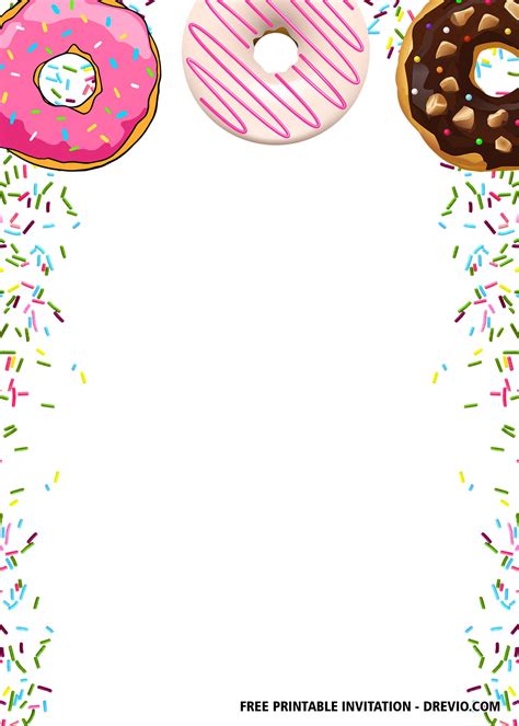 Free Editable Donuts Party Invitation Templates Artofit