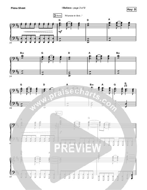 I Believe Sheet Music Pdf Phil Wickham Praisecharts