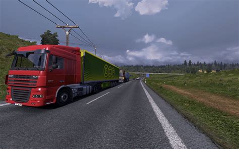 Red freight truck, video games, Euro Truck Simulator 2, trucks, highway HD wallpaper | Wallpaper ...