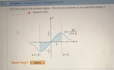 Solved 3 0 1 Points Previous Answers TanApCalc 106 6 004 Chegg