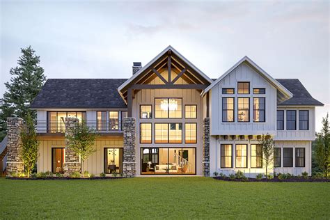 2 Story New American House Plan With Amazing Views To The Rear