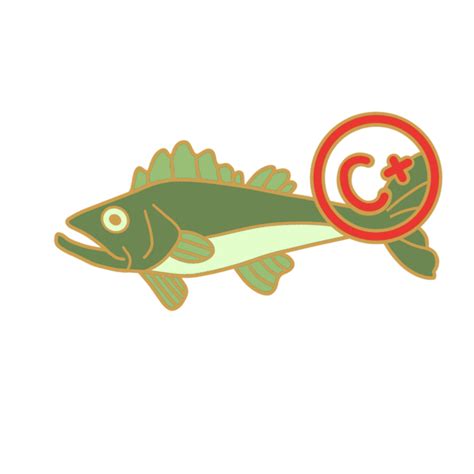 Animal Crossing Sea Bass Pin Design On Behance