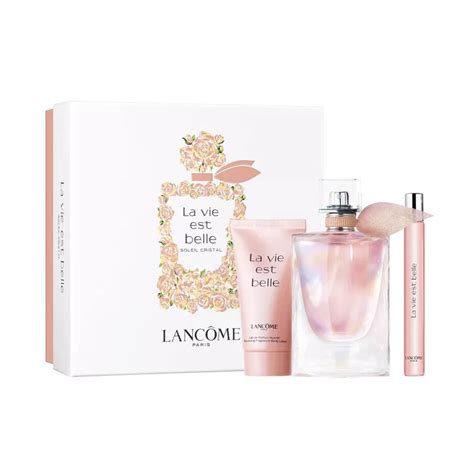 La Vie Est Belle Soleil Cristal Coffret Lanc Me Parfumerie Burdin