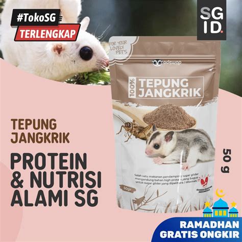 Jual Tepung Jangkrik Super Nutrisi Dan Protein Wajib Sugar Glider