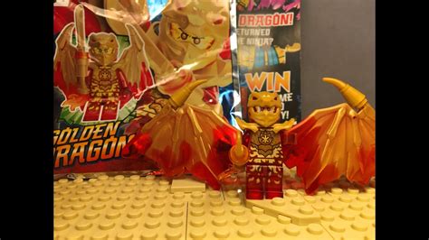 Golden Dragon Kai Minifigure Showcase Lego Ninjago Crystalized Youtube