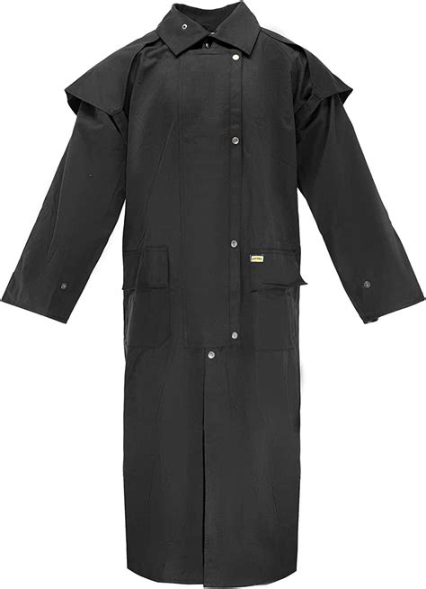 Unisex Western Oilskin Waterproof Duster Coat Walmart