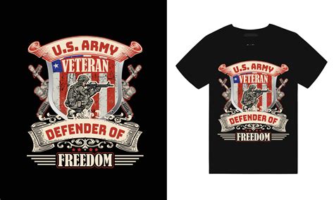 Us Army T Shirt Design Veteran T Shirt Military Veteran T Shirt Design