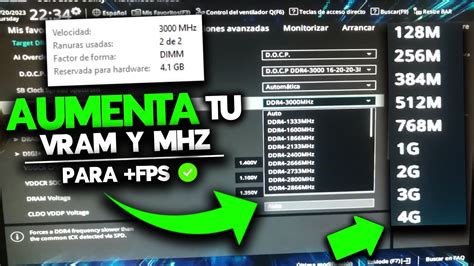 Como Aumentar Los Mhz De Tu Ram Y La Vram De Tu Procesador Youtube