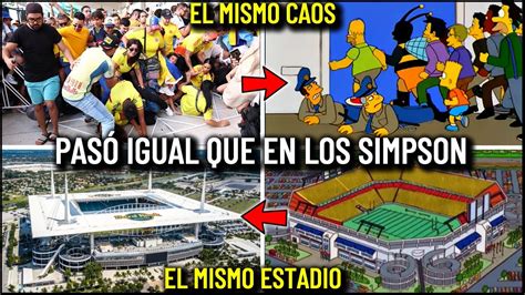 LO VOLVIERON HACER LOS SIMPSON PREDIJERON EL CAOS QUE SE VIVIÓ EN LA