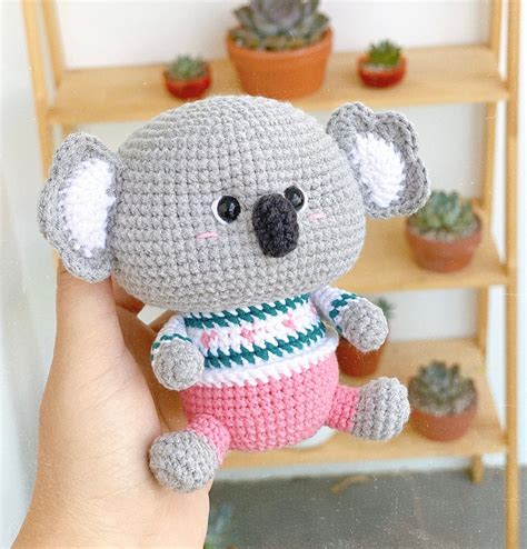 Cute Koala Amigurumi Crochet Pattern Etsy