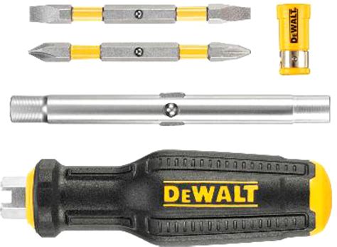 Отвертка – набор DeWALT FULL FIT 6 Way с двумя сменными битами ...