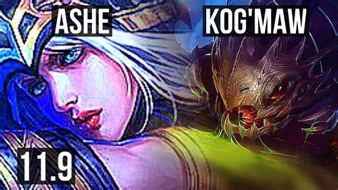 Ashe Taliyah Vs Kog Maw Janna Adc Rank Ashe Quadra