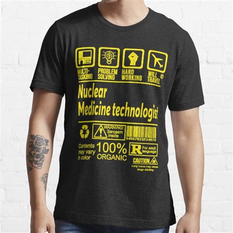 Nuclear Medicine Technologist Solve Problems Design T Shirt For Sale By Kashikens Redbubble