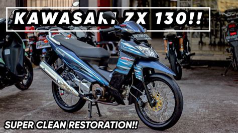 Restorasi Super Detail Kawasaki Zx 130 Bebek 4t Dari Kawasaki Yang