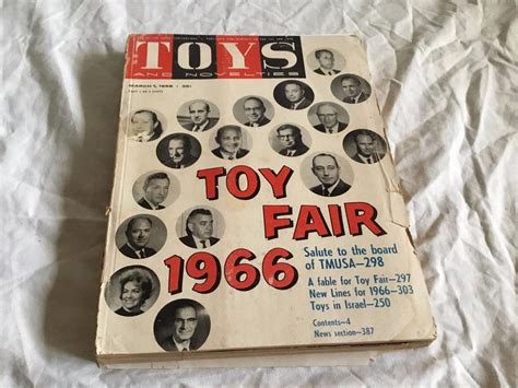 Toys And Novelties Magazine March 1966 Toy Fair Issue Vintage 1872604147