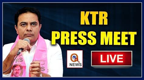 KTR Press Meet LIVE Telangana Bhavan Teenmarmallanna Qnews YouTube