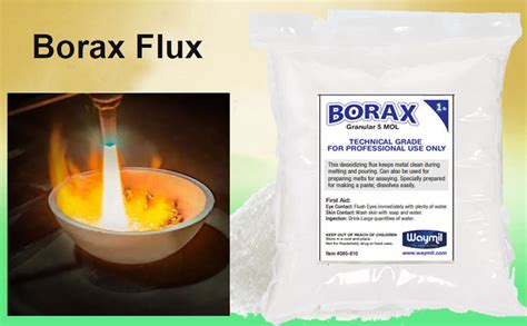 Waymil 454 Grams Borax Flux Powder For Metals Soldering Welding