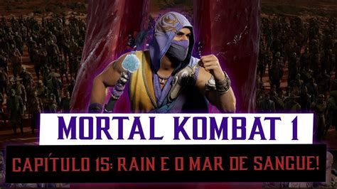 Modo História Capítulo 15 final Dublado Mortal Kombat 1 Rain eu