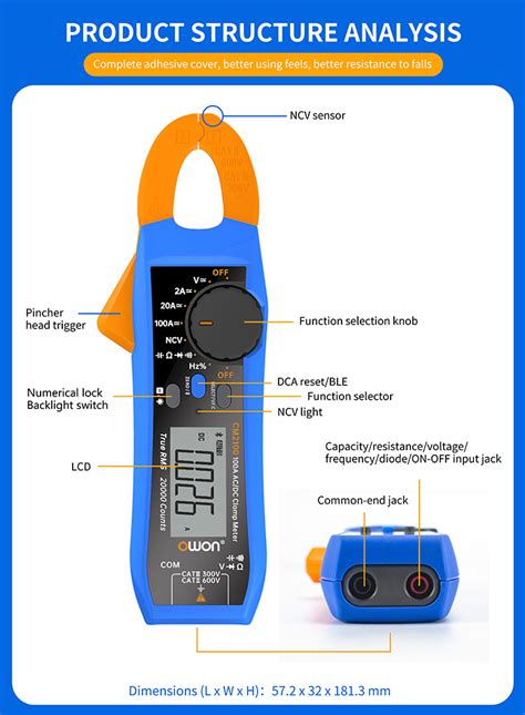 Cm Series Smart Ac Dc Clamp Meter