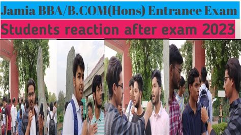 Jamia Bbabcomhons Entrance Exam Students Full Reviewand Reaction 2023