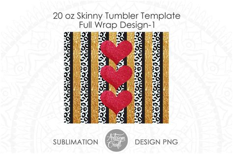 Leopard Print Glitter Tumbler Oz Sublimation Png By Artisan Craft