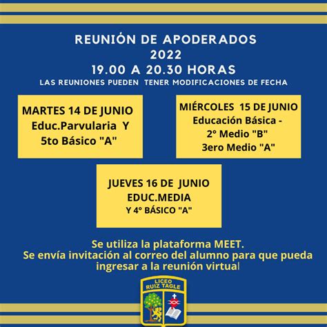 Reuniones De Apoderados Mes De Junio