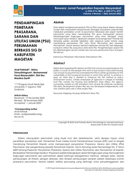 PDF PENDAMPINGAN PEMETAAN PRASARANA SARANA DAN UTILITAS UMUM PSU