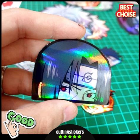 Jual Stiker Sticker Hologram Anime Phs Naruto Itachi Shopee Indonesia