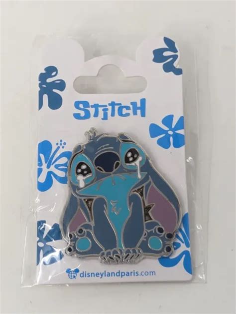 Disney Dlp Disneyland Paris Lilo And Stitch Sitting Crying Pin