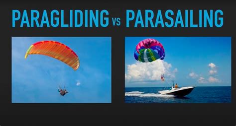 What Is The Difference Between Paragliding And Parasailing Temple Pilots